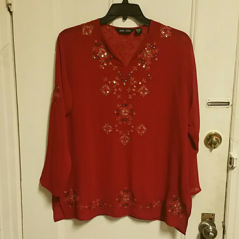 Zero Zero Beautiful Blouse NWOT (15)